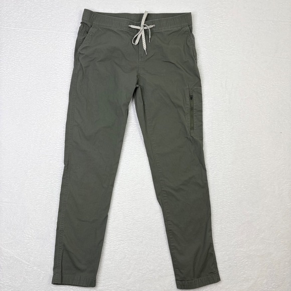 Vuori Mens Olive Green Ripstop Pants Medium Everyday Lightweight Jogger Outdoors - Picture 1 of 8